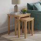 Cadley Oak Nest of 2 Tables