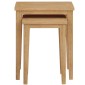 Cadley Oak Nest of 2 Tables