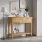 Cadley Oak Console Table