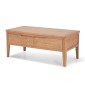 Cadley Oak Coffee Table with 4 Drawers