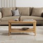 Cadley Oak Coffee Table with Shelf