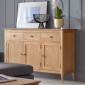 Enfield Oak Large Sideboard 3 Door/3 Drawers