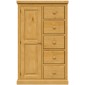 Chunky Pine Combination Wardrobe