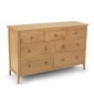 Danbury Oak 3 over 4 Chest of Drawers