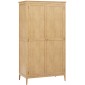 Danbury Oak Full Hanging Double Wardrobe