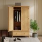 Danbury Oak Double Wardrobe with Drawer