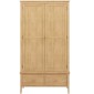 Danbury Oak Double Wardrobe with Drawer