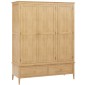 Danbury Oak Triple Wardrobe
