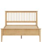 Danbury Oak 4'ft 6" Low Foot Double Bed