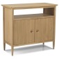 Skioa Oak Open Sideboard