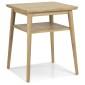 Skioa Oak Lamp Table With Shelve