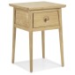 Skioa Oak Lamp Table With Drawer