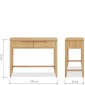 Harkus Oak Dressing Table Set
