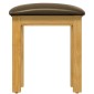 Chunky Pine Dressing Table Stool