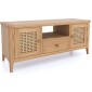 Elegans Natural Oak Wide TV Unit