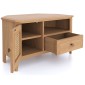 Elegans Natural Oak Corner TV Unit