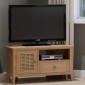 Elegans Natural Oak Corner TV Unit