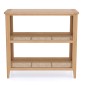 Elegans Natural Oak Open Bookcase