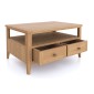 Elegans Natural Oak 2 drawer Coffee Table