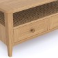 Elegans Natural Oak 2 drawer Coffee Table