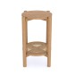 Elegans Natural Oak Round Side Table