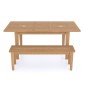 Elegans Natural Oak Dining Bench