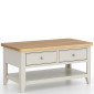 Harlyn Painted Coffee Table 2 Drawers