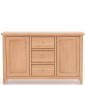 Harlyn Natural Oak 2 Door 3 Drawer Sideboard