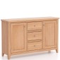 Harlyn Natural Oak 2 Door 3 Drawer Sideboard