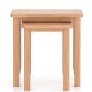 Harlyn Natural Oak Nest of 2 Tables
