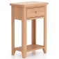 Harlyn Natural Oak Telephone Table