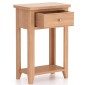 Harlyn Natural Oak Telephone Table