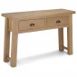 Howland Rough Sawn Oak Console Table