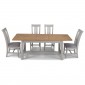 Chaldon Painted Ext Dining Table with 4 Chairs