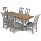 Chaldon Painted Ext Dining Table with 6 Chairs