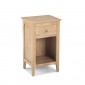 Enfield Oak Small Bedside Cabinet with Drawer
