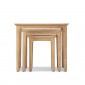 Enfield Oak Nest of 3 Tables