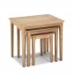 Enfield Oak Nest of 3 Tables