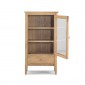 Enfield Oak Glazed Bookcase