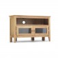 Enfield Oak Corner TV Unit with Doors