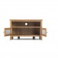 Enfield Oak Corner TV Unit with Doors