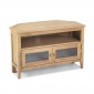 Enfield Oak Corner TV Unit with Doors