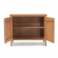 Cadley Oak Small Sideboard with Doors