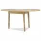 Skioa Oak Circular Lamp Table