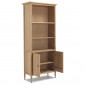 Skioa Oak Large Bookcase With  Doors