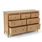 Danbury Oak 3 over 4 Chest of Drawers