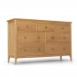 Danbury Oak 3 over 4 Chest of Drawers