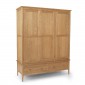 Danbury Oak Triple Wardrobe