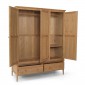 Danbury Oak Triple Wardrobe