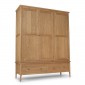 Danbury Oak Triple Wardrobe